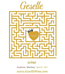 GESELLE WINE RASPBERRY * BLUEBERRY * APRICOT * 13% WWW.GESELLEWINE.COM