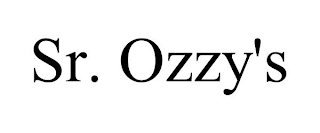 SR. OZZY'S