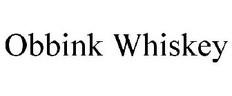 OBBINK WHISKEY