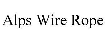 ALPS WIRE ROPE