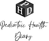 PHD PEDIATRIC HEALTH DIARY