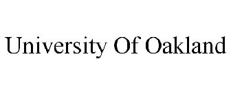 UNIVERSITY OF OAKLAND