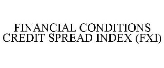 FINANCIAL CONDITIONS CREDIT SPREAD INDEX (FXI)