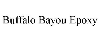 BUFFALO BAYOU EPOXY