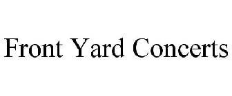 FRONT YARD CONCERTS