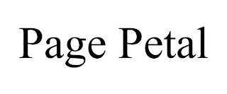 PAGE PETAL