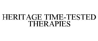 HERITAGE TIME-TESTED THERAPIES