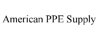 AMERICAN PPE SUPPLY