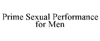 PRIME SEXUAL PERFORMANCE FOR MEN