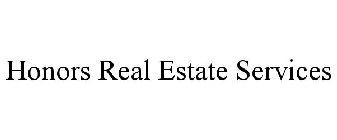 HONORS REAL ESTATE SERVICES