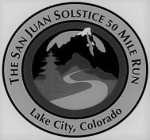 THE SAN JUAN SOLSTICE 50 MILE RUN LAKE CITY, COLORADO