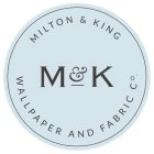 M & K MILTON & KING WALLPAPER AND FABRIC CO.