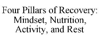 FOUR PILLARS OF RECOVERY: MINDSET, NUTRITION, ACTIVITY, AND REST