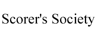 SCORER'S SOCIETY
