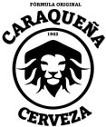 FÓRMULA ORIGINAL CARAQUEÑA CERVEZA 1942