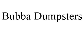 BUBBA DUMPSTERS