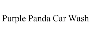 PURPLE PANDA CAR WASH