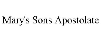 MARY'S SONS APOSTOLATE