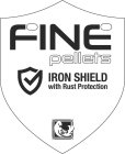 FINE PELLETS IRON SHIELD WITH RUST PROTECTION