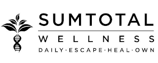 SUMTOTAL WELLNESS DAILY ESCAPE HEAL OWN
