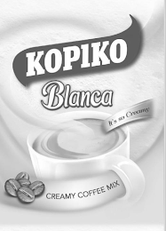 KOPIKO BLANCA IT'S SO CREAMY CREAMY COFFEE MIX