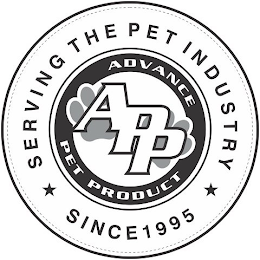 APP ADVANCE PET PRODUCT SERVING THE PET INDUSTRY SINCE 1995