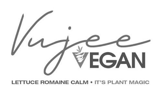 VUJEE VEGAN LETTUCE ROMAINE CALM · IT'S PLANT MAGIC