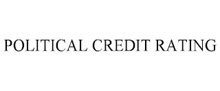 POLITICAL CREDIT RATING