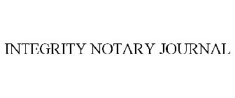 INTEGRITY NOTARY JOURNAL