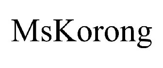 MSKORONG