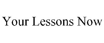 YOUR LESSONS NOW