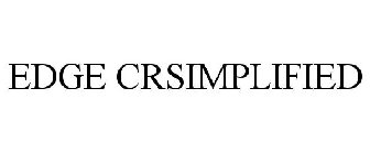 EDGE CRSIMPLIFIED