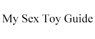 MY SEX TOY GUIDE
