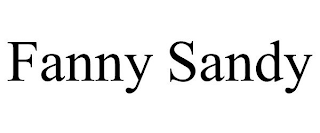 FANNY SANDY