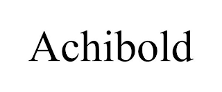 ACHIBOLD