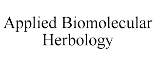 APPLIED BIOMOLECULAR HERBOLOGY
