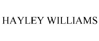 HAYLEY WILLIAMS
