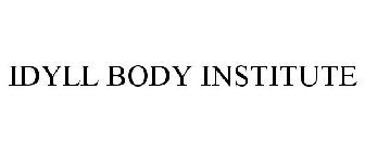 IDYLL BODY INSTITUTE