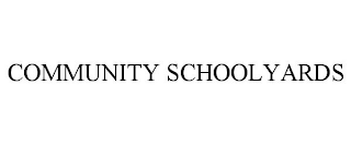 COMMUNITY SCHOOLYARDS