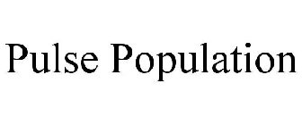 PULSE POPULATION