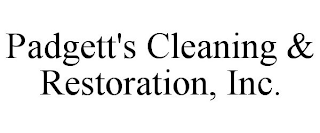 PADGETT'S CLEANING & RESTORATION, INC.