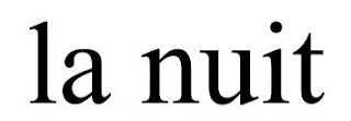 LA NUIT