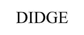 DIDGE