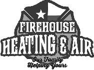 FIREHOUSE HEATING & AIR OUR FAMILY HELPING YOURS