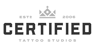 ESTD 2006 CERTIFIED TATTOO STUDIOS