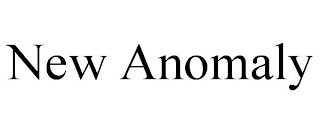 NEW ANOMALY