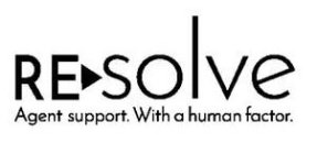 RESOLVE AGENT SUPPORT. WITH A HUMAN FACTOR.