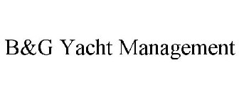 B&G YACHT MANAGEMENT