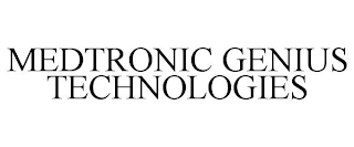 MEDTRONIC GENIUS TECHNOLOGIES