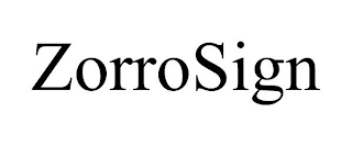 ZORROSIGN